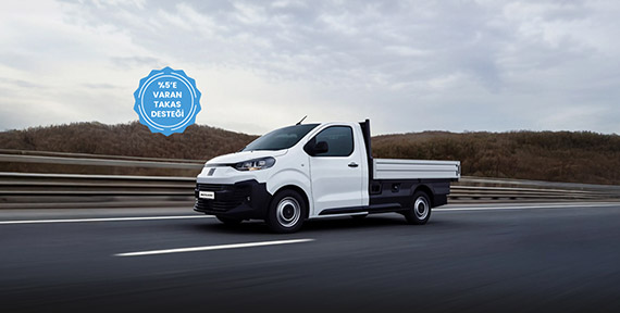 YERLİ ÜRETİM SCUDO KAMYONET 1.000.000 TL %0 FAİZ